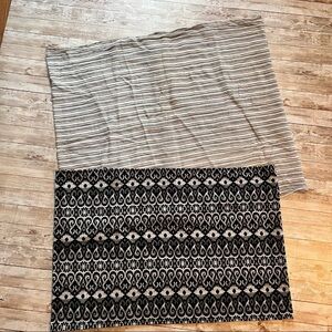 💫2 funnel neck scarves